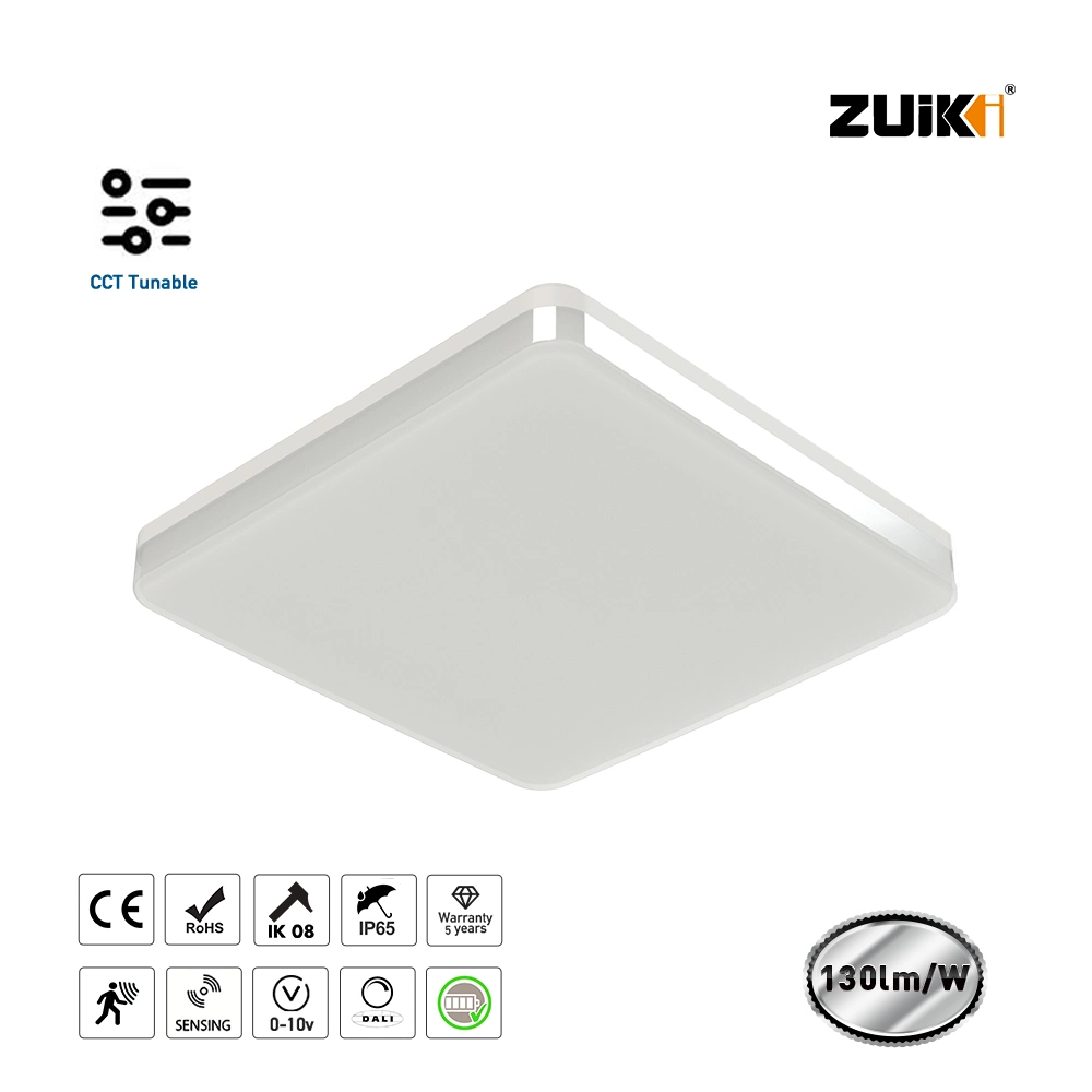 IP65 Indoor Residential Panel Recessed Dimming Sensor Living Room LED Ceiling Light