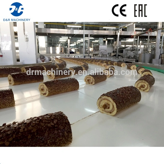 Cake Machinery Swiss Roll Production Line Bread Pop Maker Machine