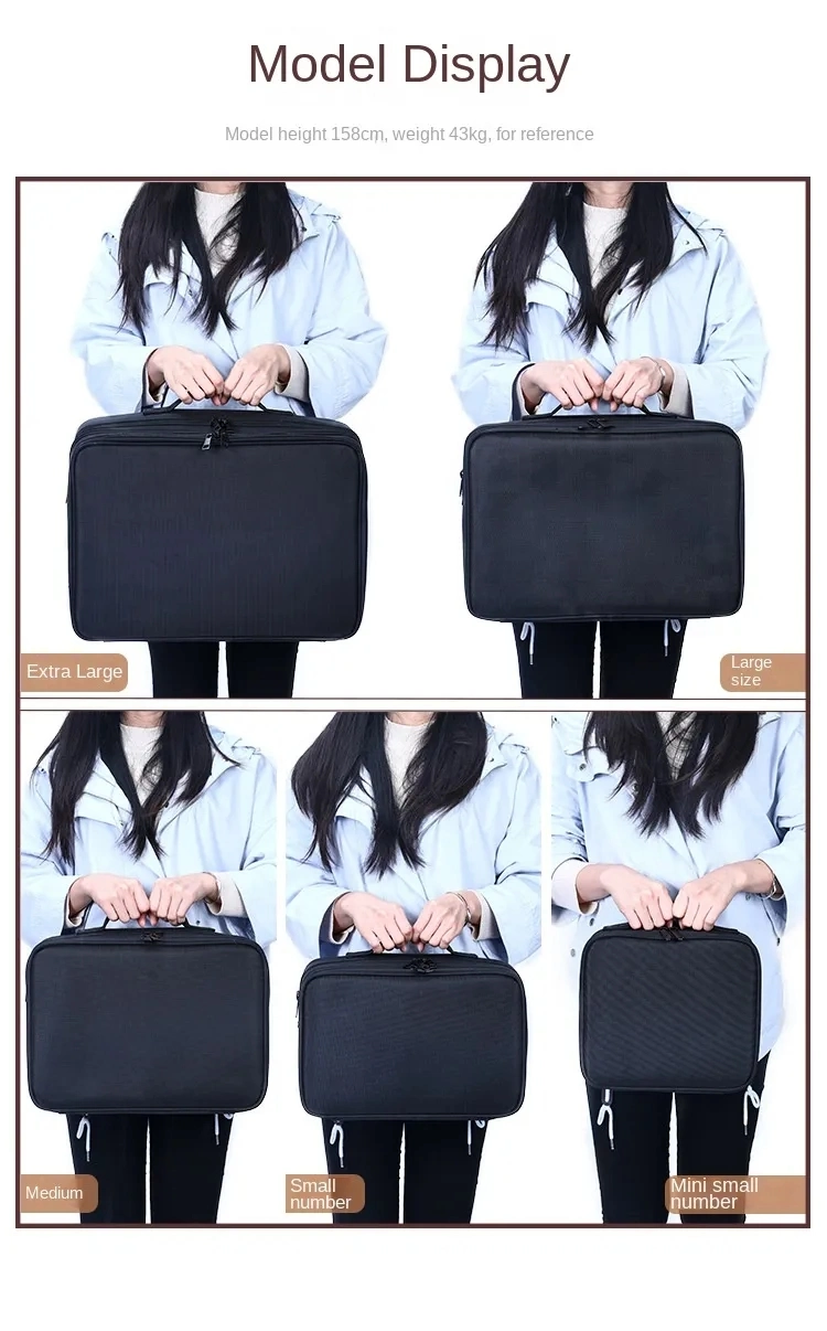 Hot Sale Cosmetic Bag Professional Tool Storage Portable Travel Home Large-Capacity Foldable Makeup Box Case