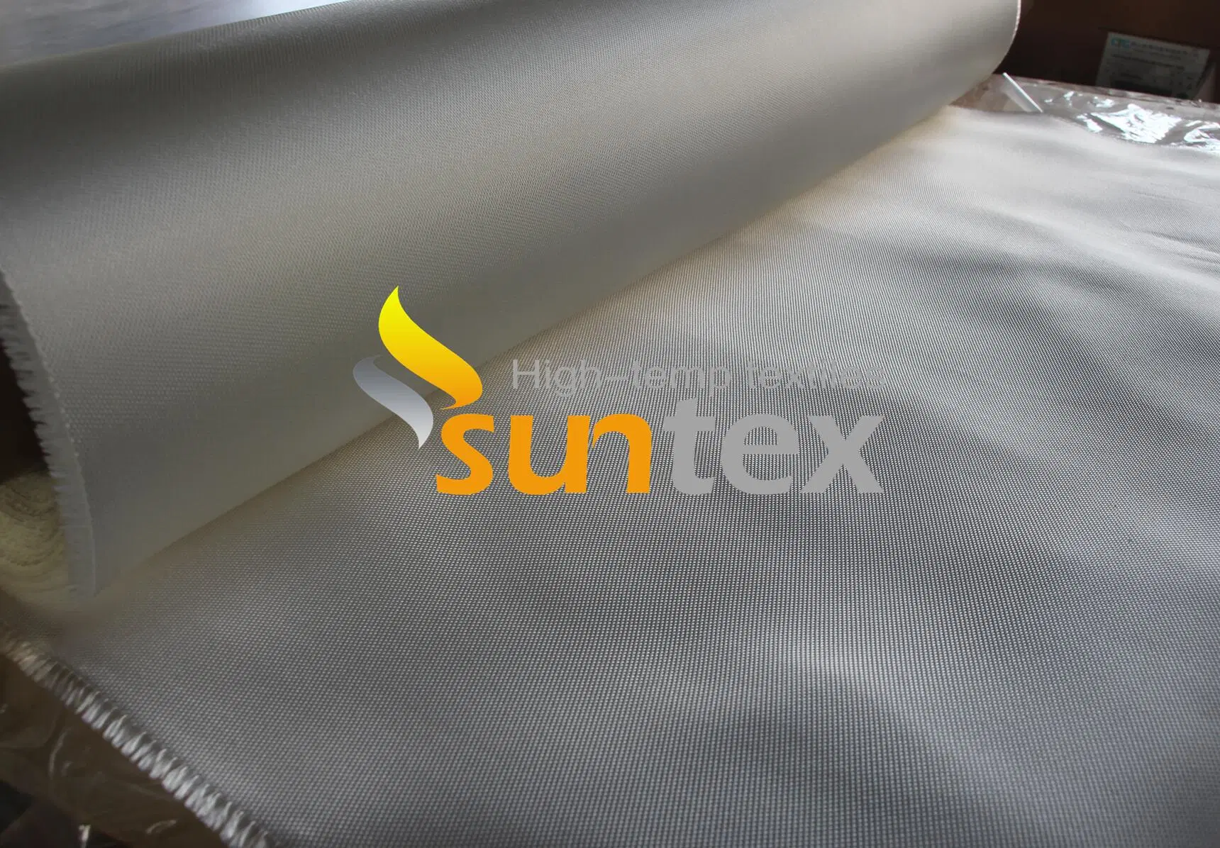 1000 Degrees Celsius Temperature High Silica Texturized Fabric Golden Silica Fabric