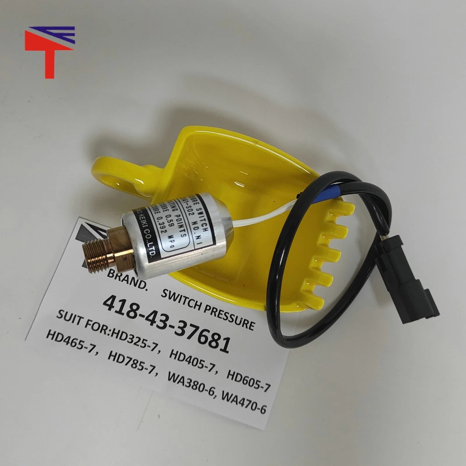 Machinery Parts 418-43-37681 Switch Pressure for HD325-7 HD405-7 HD605-7 HD465-7 HD785-7 Wa380-6 Wa470-6