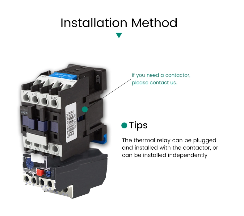 Jr28 Lr2-D1321 12A-18A Lr2d-1322 17A-25A 240V Coil Electronic Thermal Overload Relay with Temperature Compensation