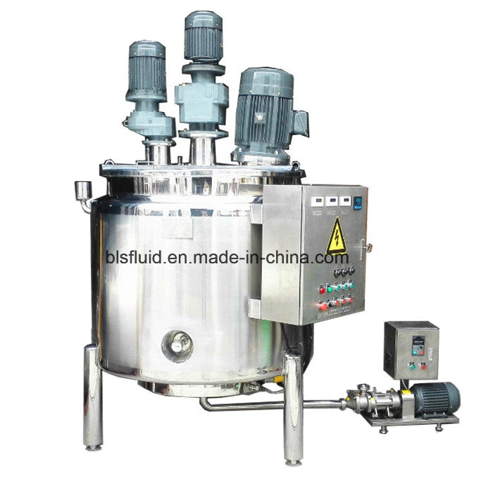 Industrial High Speed Homogenizer Blender Lotion Mixing Machine