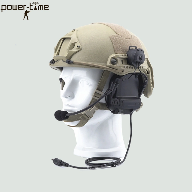 O SNR 28dB Tactical Fast capacete auricular com sistemas de protecção e de melhoramento das comunicações