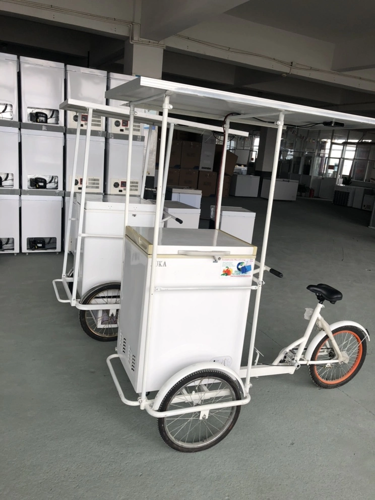 Sorvete Solar Freezer 3 bicicletas de roda para a África