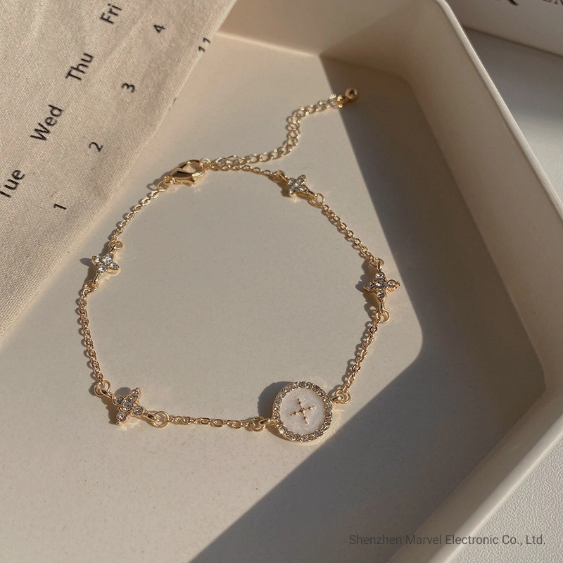 Dainty Gold Bracelets for Women Crystal Jewelry Collection