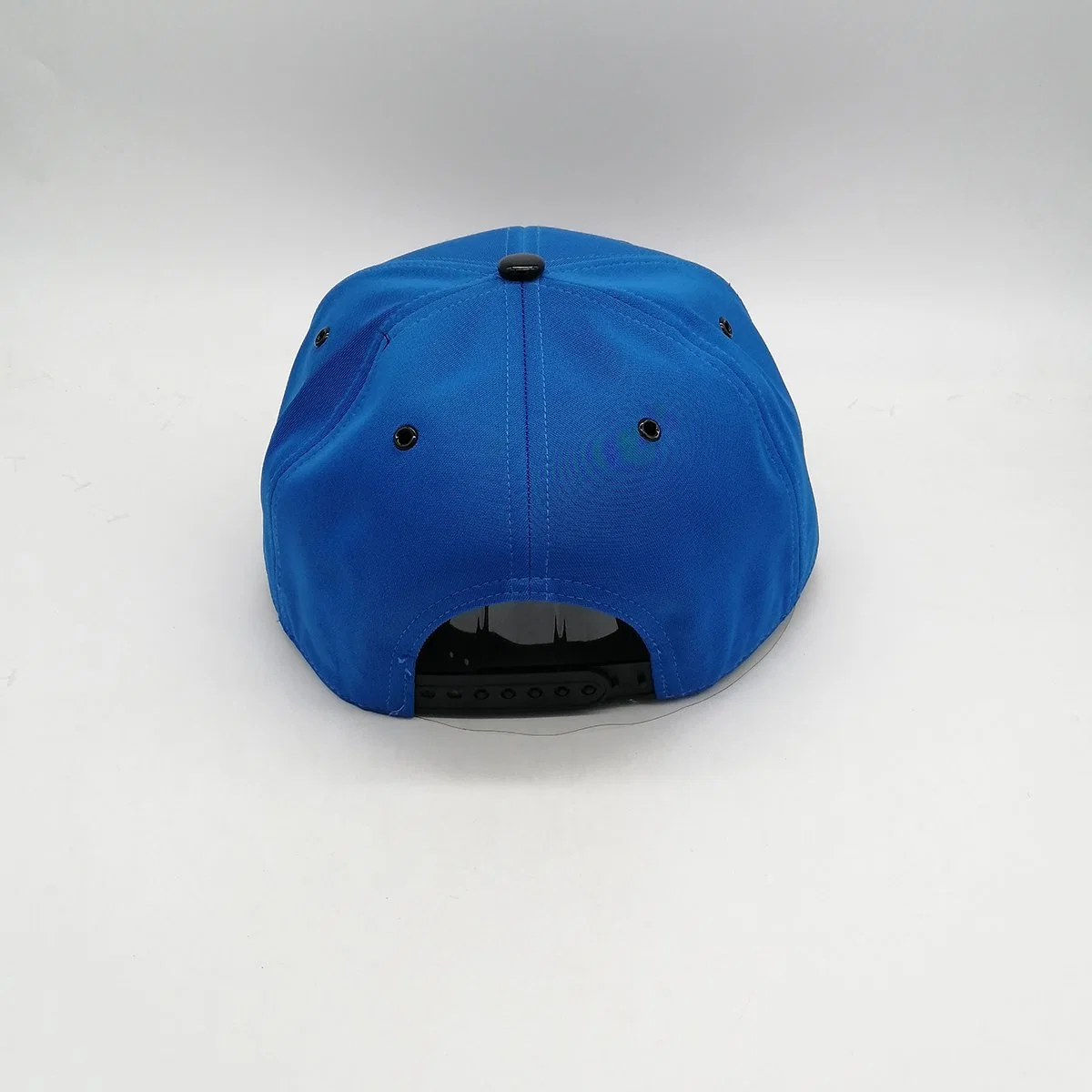 Top Quality Custom 6 Panel Hip Pop Snapback Cap Metal Button Flat Leather Brim Baseketball Cap for Sale