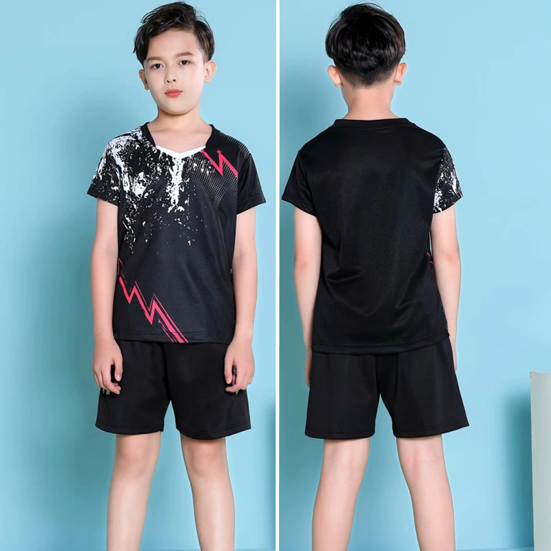 Breathable Table Tennis T Shirts Running T-Shirt Fitness Clothing for Kids