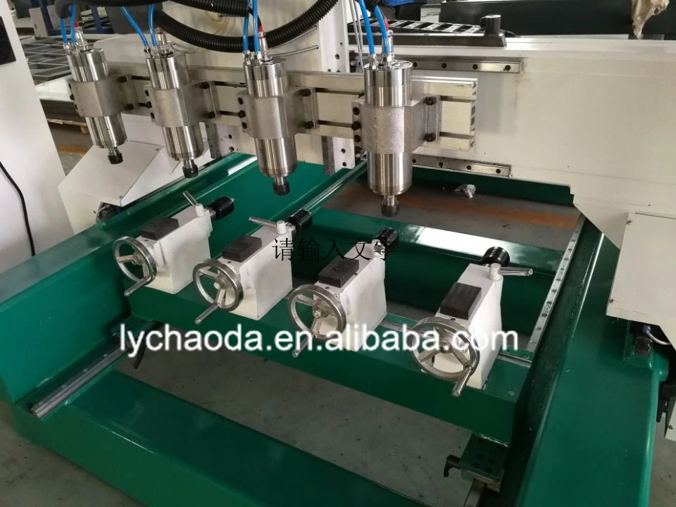 4 Axis Woodworking Cheap Furniture Wood Legs Engraving CNC Router