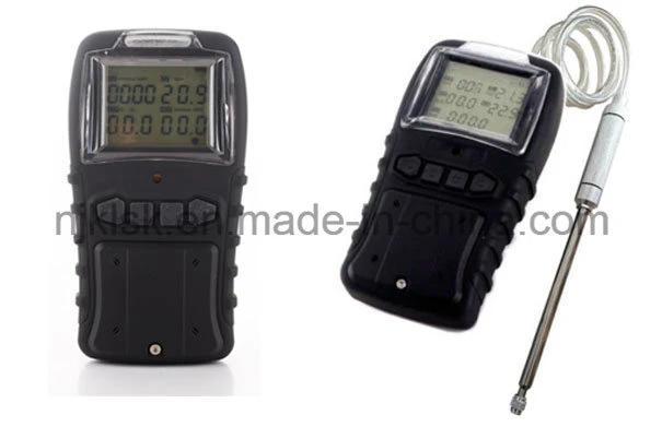 Gas Monitoring Safety Device Battery Operated Portable Multi Gas Detector Lel, O2, H2s, Co Detection Alarm