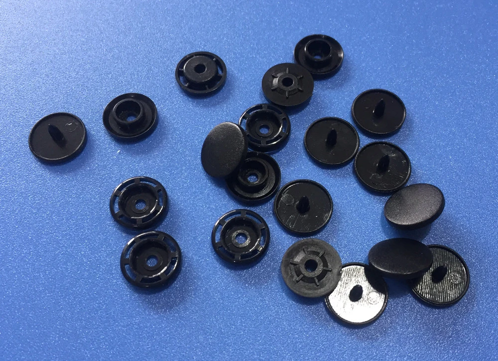 Original Factory High quality/High cost performance Black Plastic Snap Button