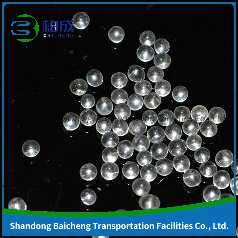 Road Marking Sandblasting Filling Reflective Glass Beads Photoluminescent Paint