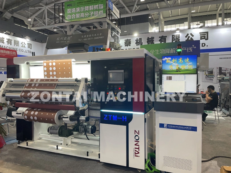 Plastic Film Printing Rolls Automatic Doctoring Rewinding Machine