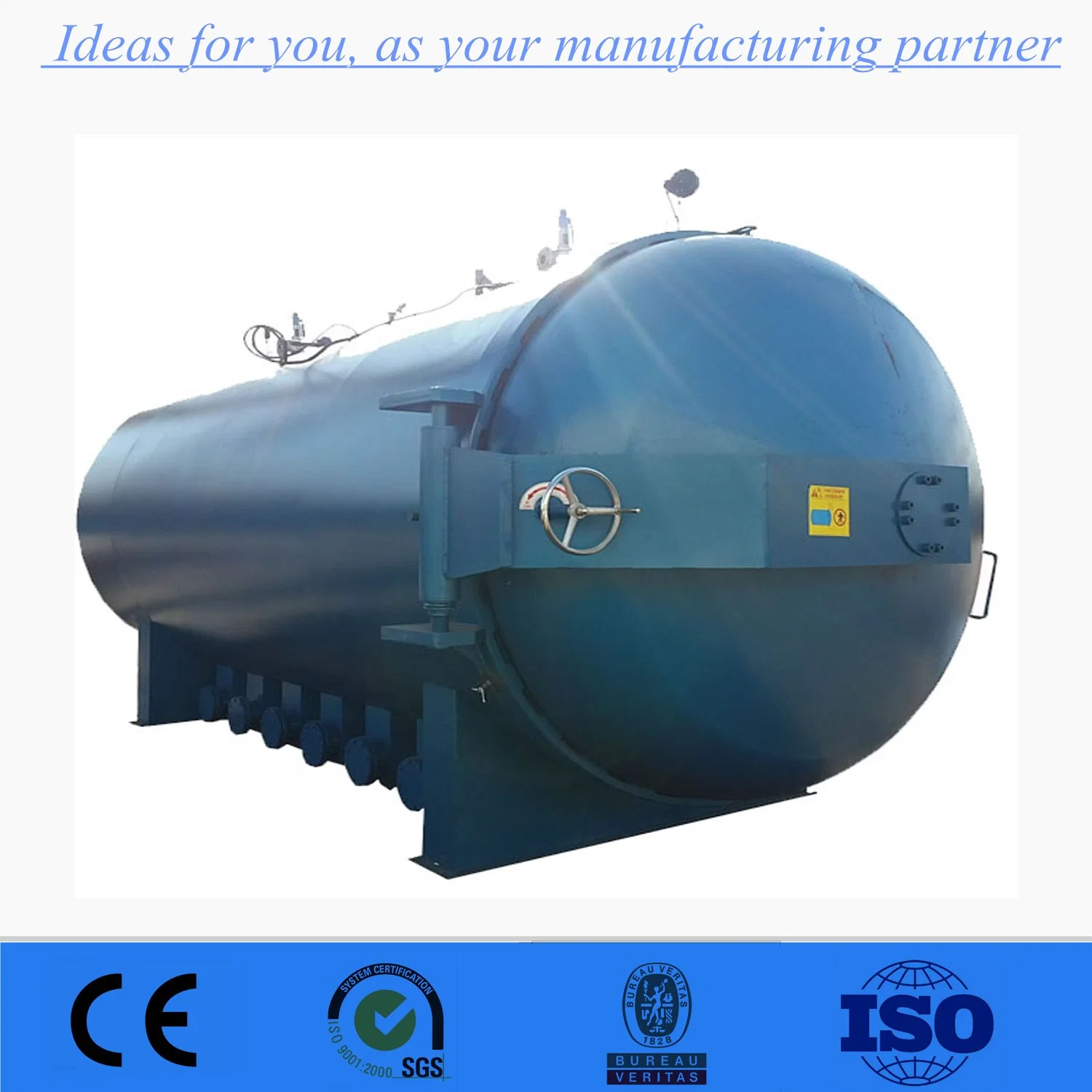 Electric Heating Rubber Vulcanization / Curing Autoclave for Lifting Bag