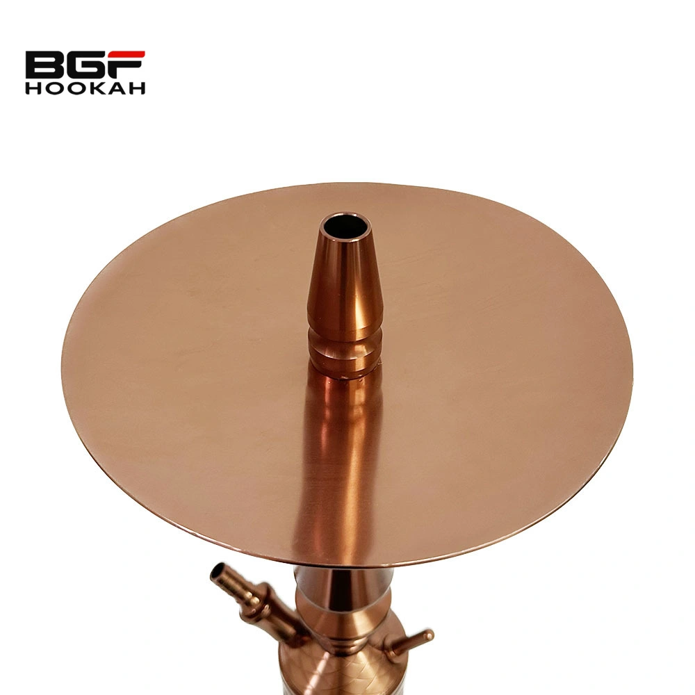 Einfaches Design 59cm Rose Gold ein Schlauch Shisha Narguile Rauchen Hookah Einstellen