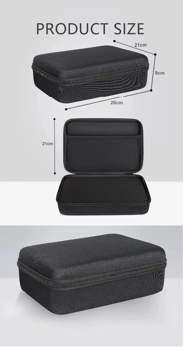 EVA Hard Case with Foam Hard Sided Camera/Digital Case EVA Shockproof Outdoor Case, Suitable Fo Digital Products, Electronic Instruments, etc