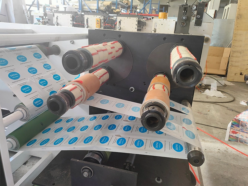 Jumbo Roll 2 3 Colors BOPP Adhesive Tape Flexo Printing Machine