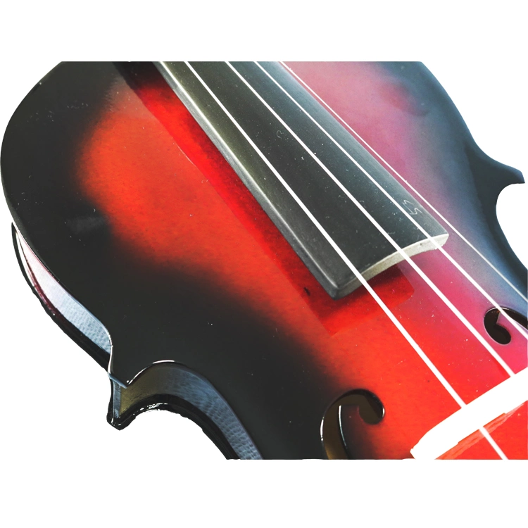 Hot Selling China Manufacture Red Colored Low Price Violin