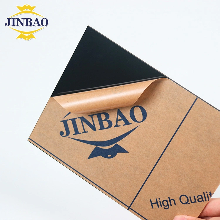 Jinbao por 10 negro de 8 10mm 16mm 20mm 28mm hojas de corte rectangular Venta caliente de la junta de la transmisión de acrílico