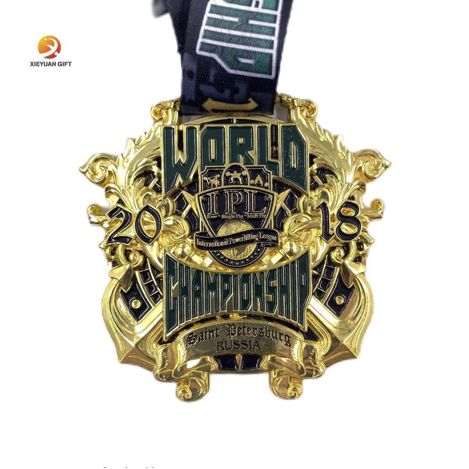 Factory Supply Soft Enamel Metal Medal Professional Custom Logo Competition World Sports Championship Event Commemorative Gift Medals