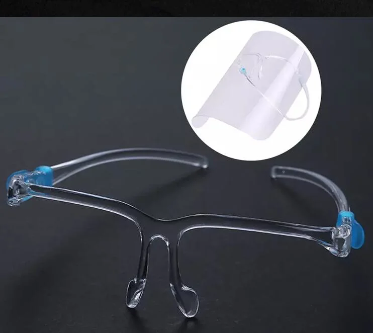 Safety Face Shield Eye Protective Wholesale/Supplier Shieldmask Faceshield with Eyeglass Holder