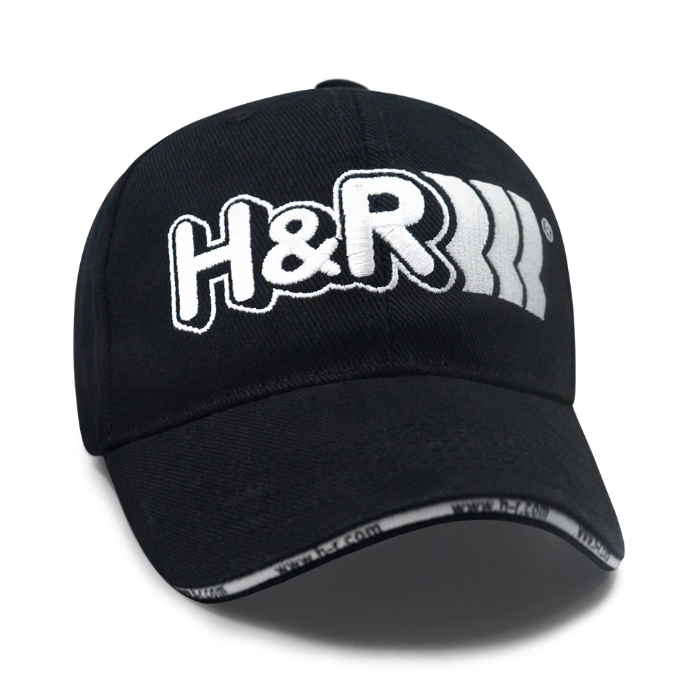 Promoción Heavy Brush Cotton Baseball Caps 5panel Gorros deportivos con Logotipo bordado