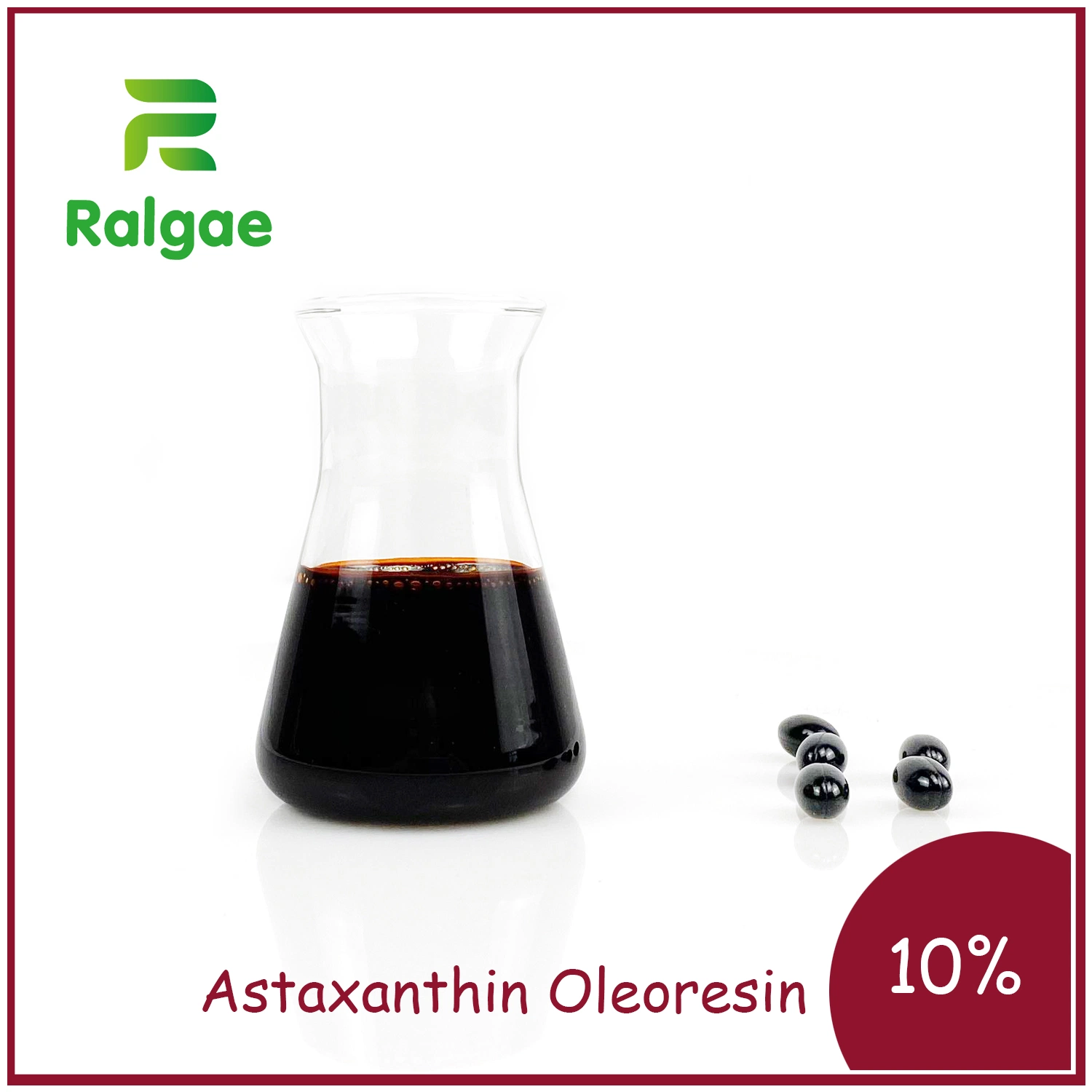 Extract Astaxanthin 5% 10% Oleoresin Food Additive Astaxanthin