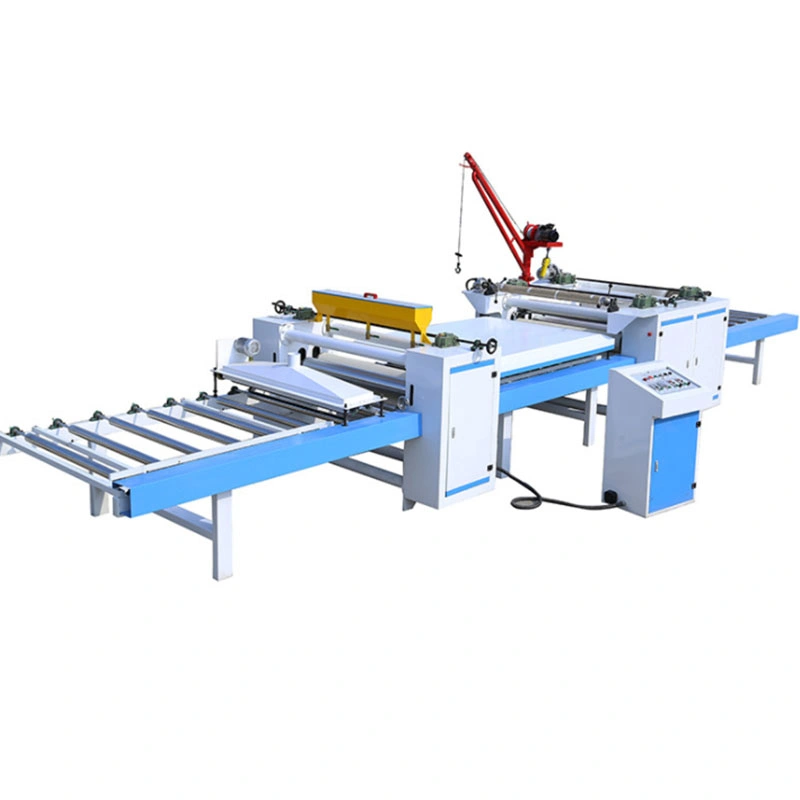 Woodworking High Gloss PVC Film Laminating Machine for High Gloss Kitchen Cabinet