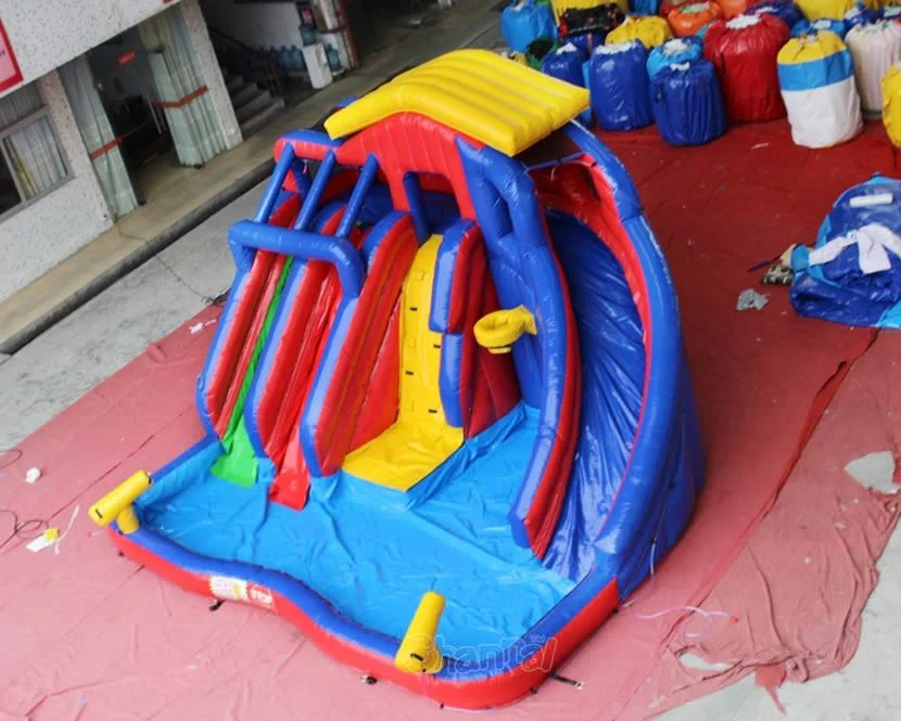 Colorido Patio tobogán inflable para niños Chsl367