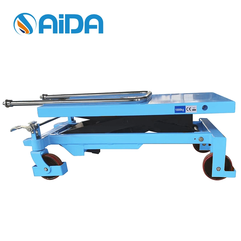 Chinese Factory Price Double Forklift Hydraulic Electric Lift Scissor Table Platform