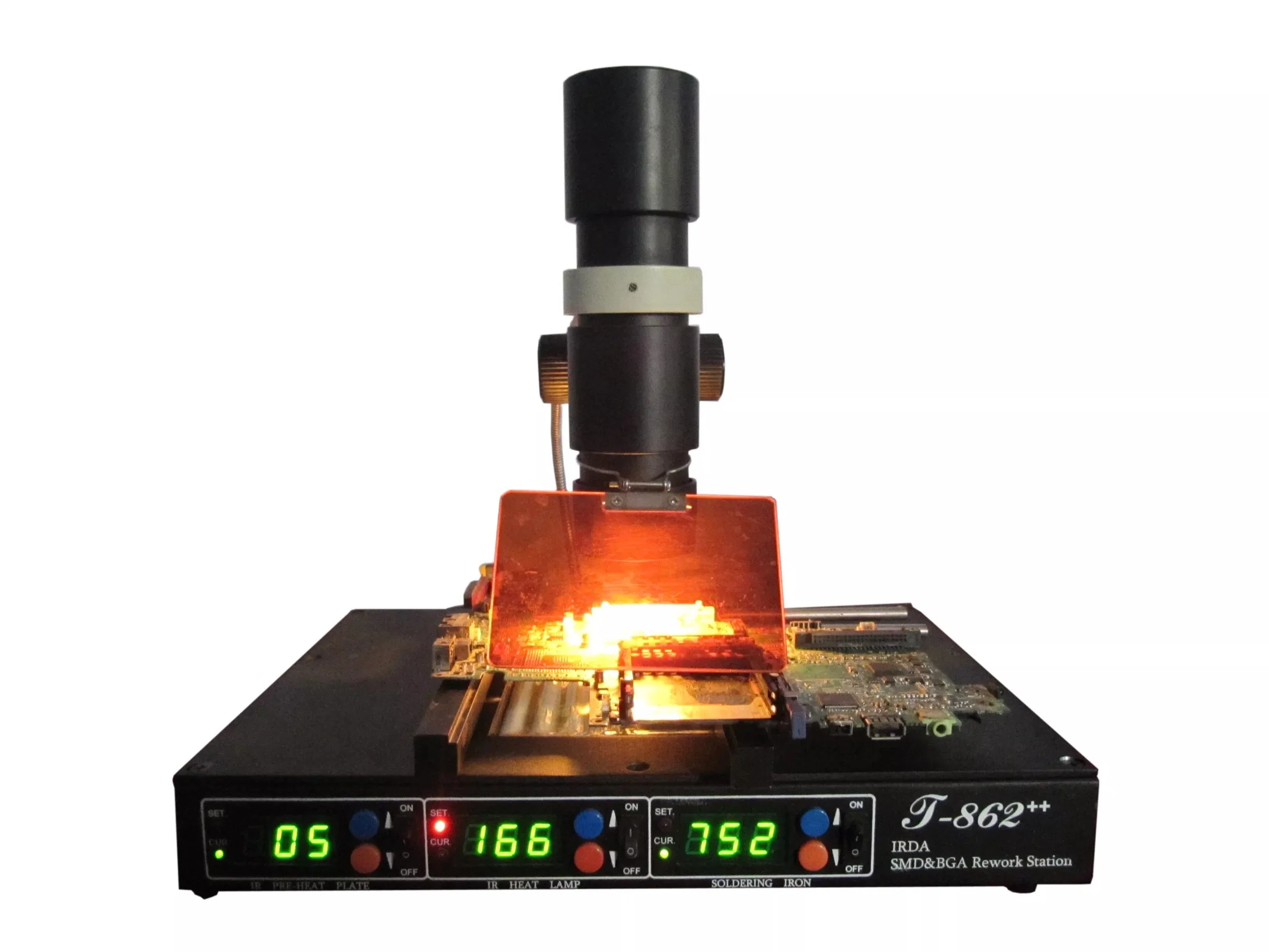 Estação de reprocessamento de soldadura por infravermelhos Puhui T-862 ou BGA