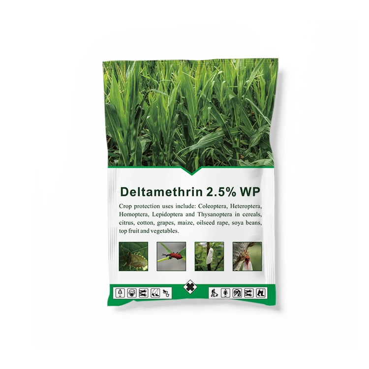 El algodón de control de insectos áfidos CAS 52820-00-5 de la deltametrina 2,5% de polvo de wp