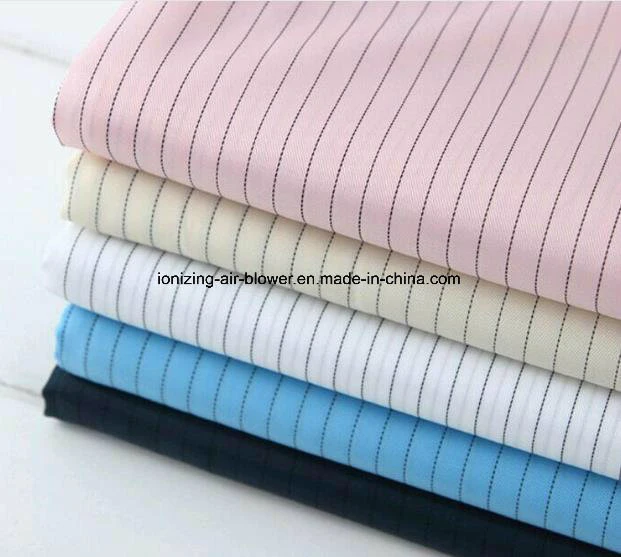 0.5Cm Stripe tissu de polyester ESD antistatique