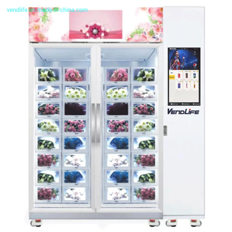 Factory Direct Sell New Model Full Automatic Floss Vendlife Flower Vending Machine Automatic Cotton Candy Making Machine