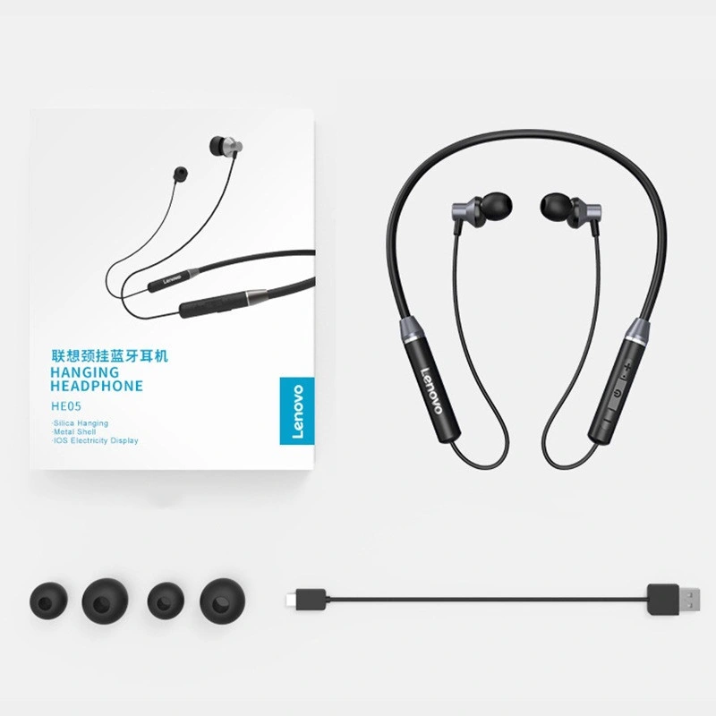 Factory Wholesale/Supplier Original Lenov O He05 Tws Sport Wireless Bluetooth Headset Earbuds Earphone Headphone Neckband