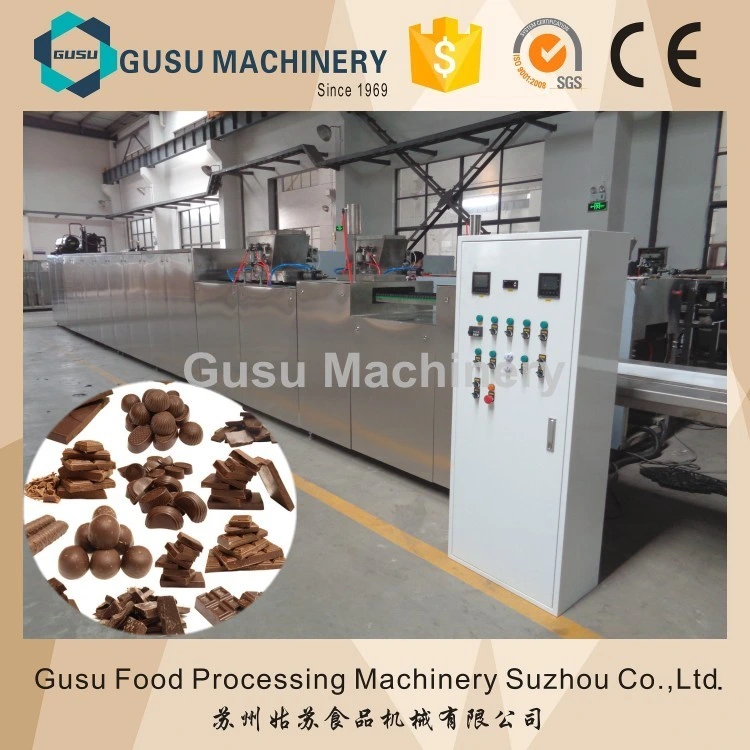 China Gusu Brand Two Color Filling Chocolate Molding Machine