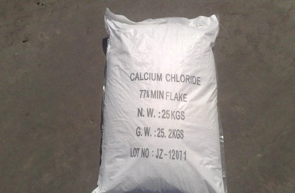 White Flake Calcium Chloride for Water Treatment