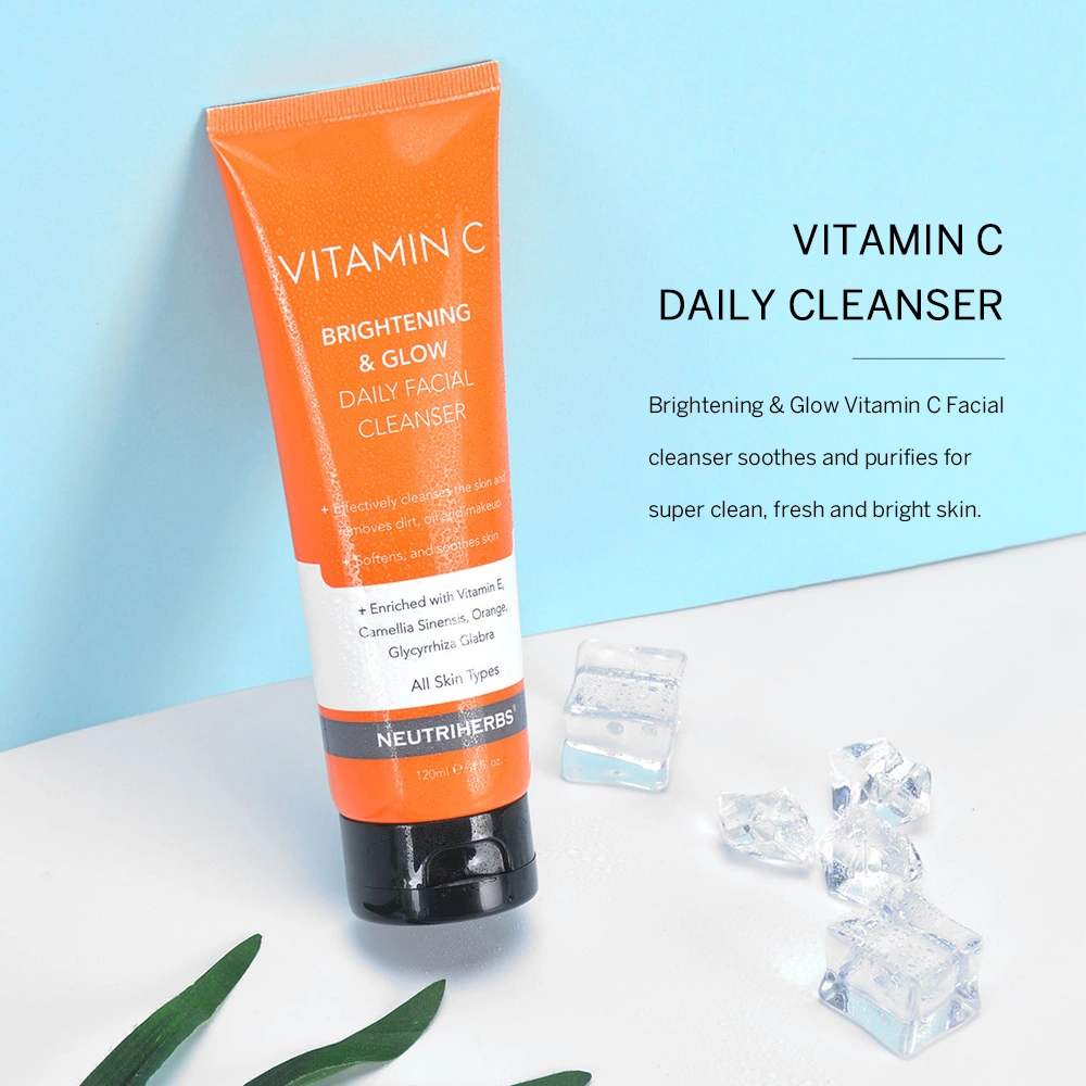 Wholesale Private Label Whitening Purifying Recommended Super Vitamin C Cleanser