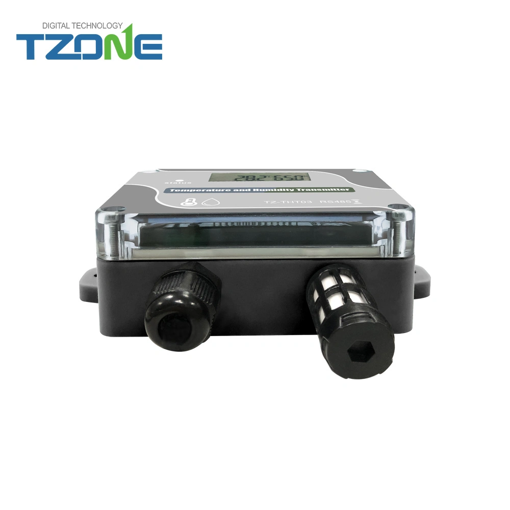 Tzone diferencial de la pantalla digital RS485 transmisor de temperatura y sensor de humedad