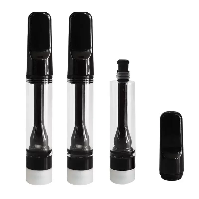 Hot Sell Wax Cartridge Disposable/Chargeable Ceramic Coil Empty D8 D9 Atomizer Empty Vape 0.5 1.0ml Vaporizer