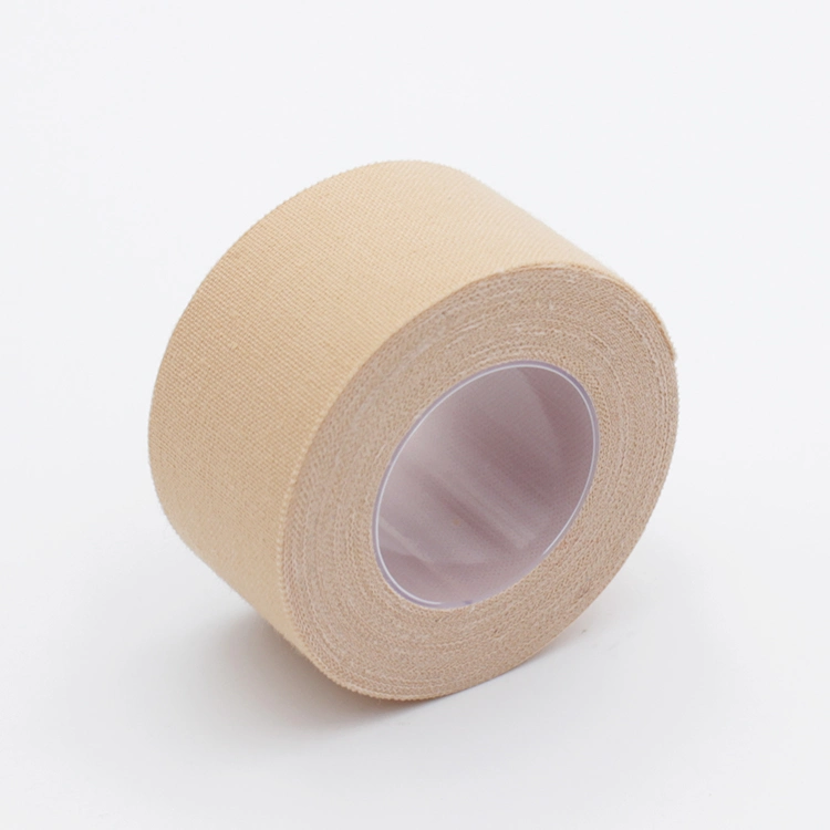 Direct Manufacture Zinc Oxide Adhesive Plaster Tape White Cotton/Skin Color with Plastic Cover