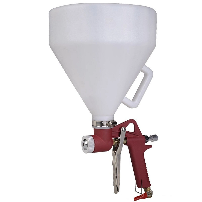 B002 1.45 Gallon Ceiling Wall Texture Paint Drywall Painting Sprayer Plastic Cup Air Hopper Spray Gun