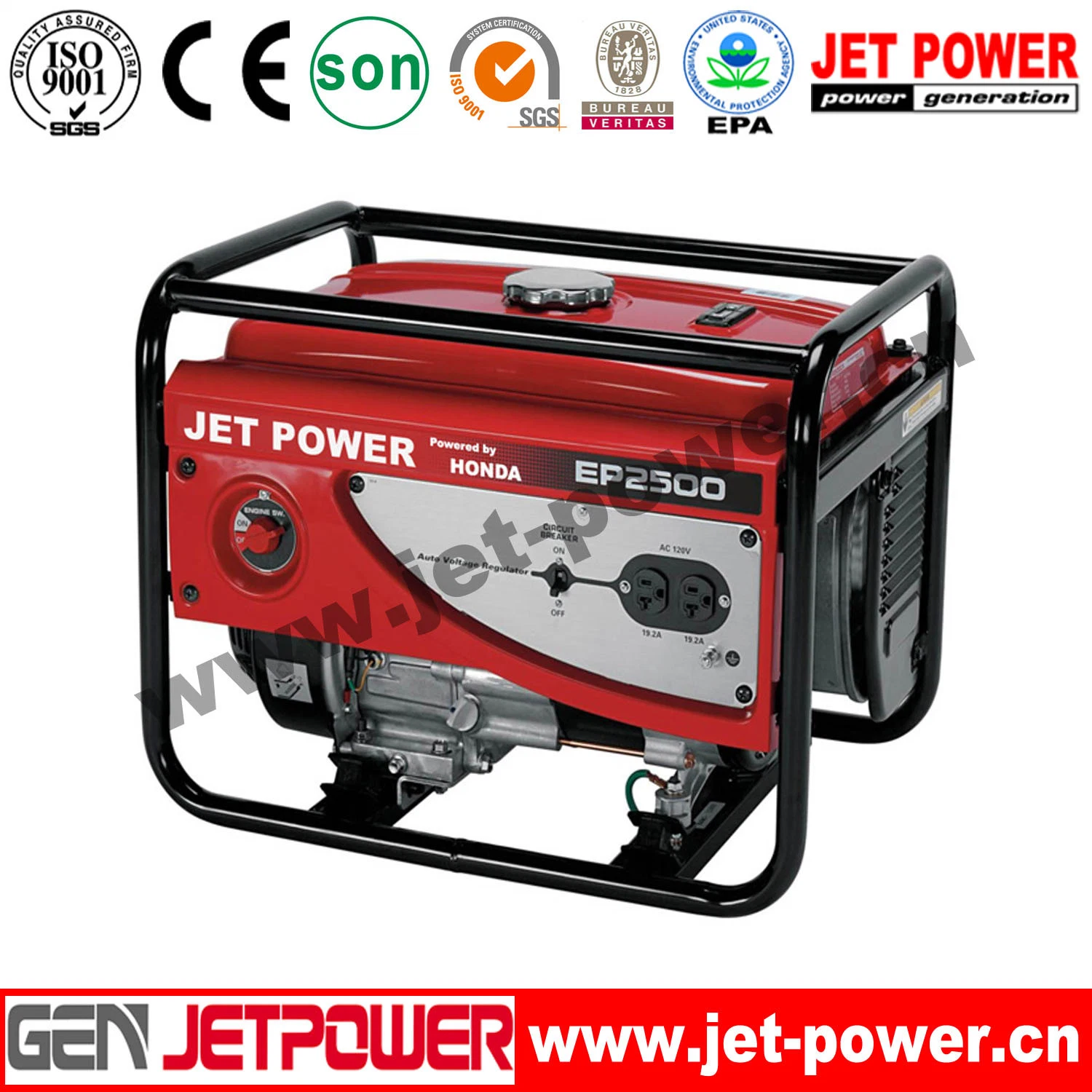 Electric 2kw 3kw 4kw 5kw 8.5kw 10kw Gasoline Honda Generator