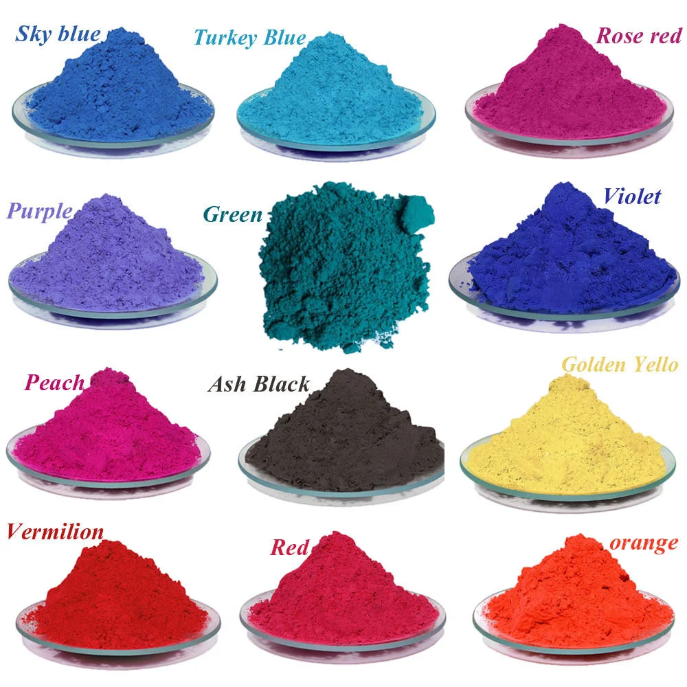 Pigmento orgânico vermelho Azul Verde Amarelo Laranja Violeta fabricante em China