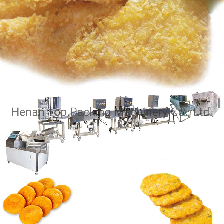 Automatic Burger Patty Production Machine Line Hamburger Patty Jamaican Patty Machine