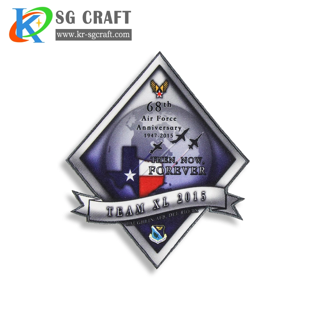 High Quality Factory Custom Personalized Applique Armband Supplies Air Force Tactical Gear Aircraft Model Logo Embroidery Patch Badge