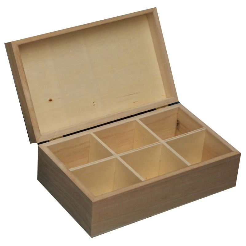 Wooden/Wood Multi-Grid Box with Dividers for Rings/Jewelry Storage/Packing/Collection