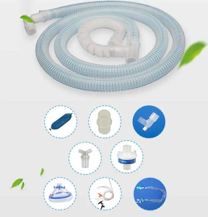 China Manufacturer Medical Reinforced Anesthesia Breathing Circuit System