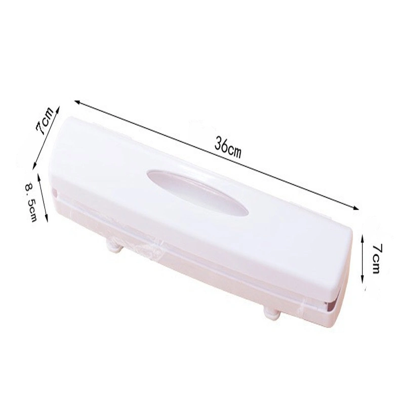 Plastic Wrap Cutter Dispenser Perfect 1-Click Cutter Foil Cutter Dispenser Kitchen Tools Esg12314