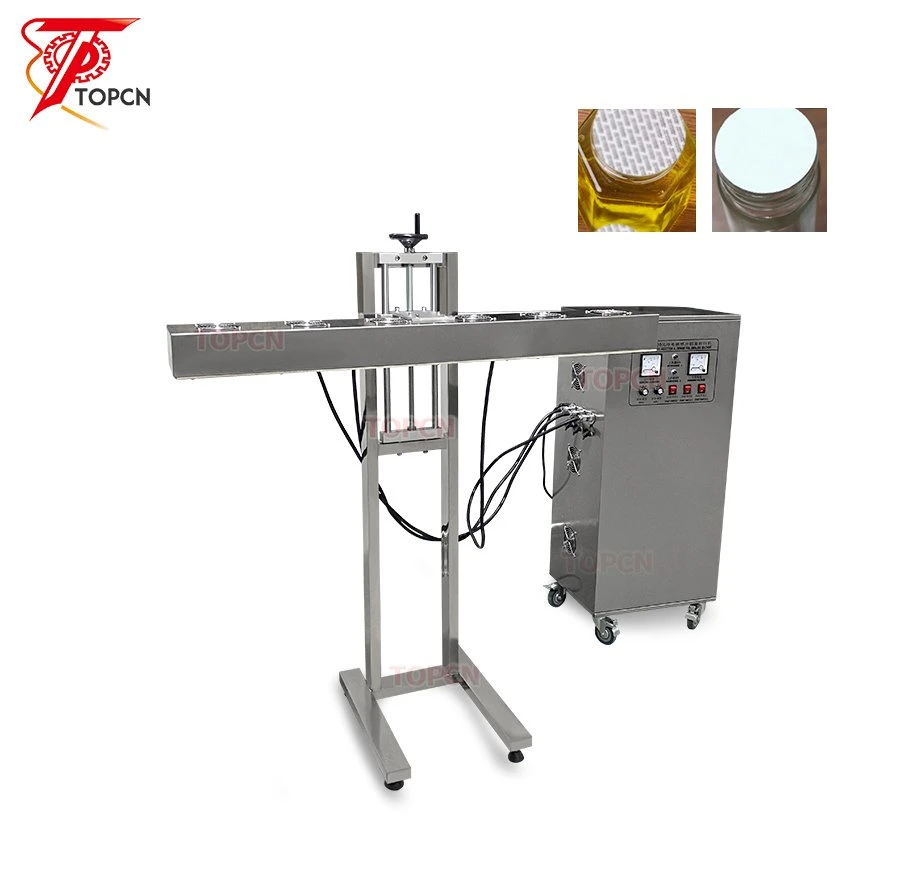 Automatic Plastic Bottle Cap Electromagnetic Heat Continuous Induction Sealer Aluminum Foil Sealing Machine